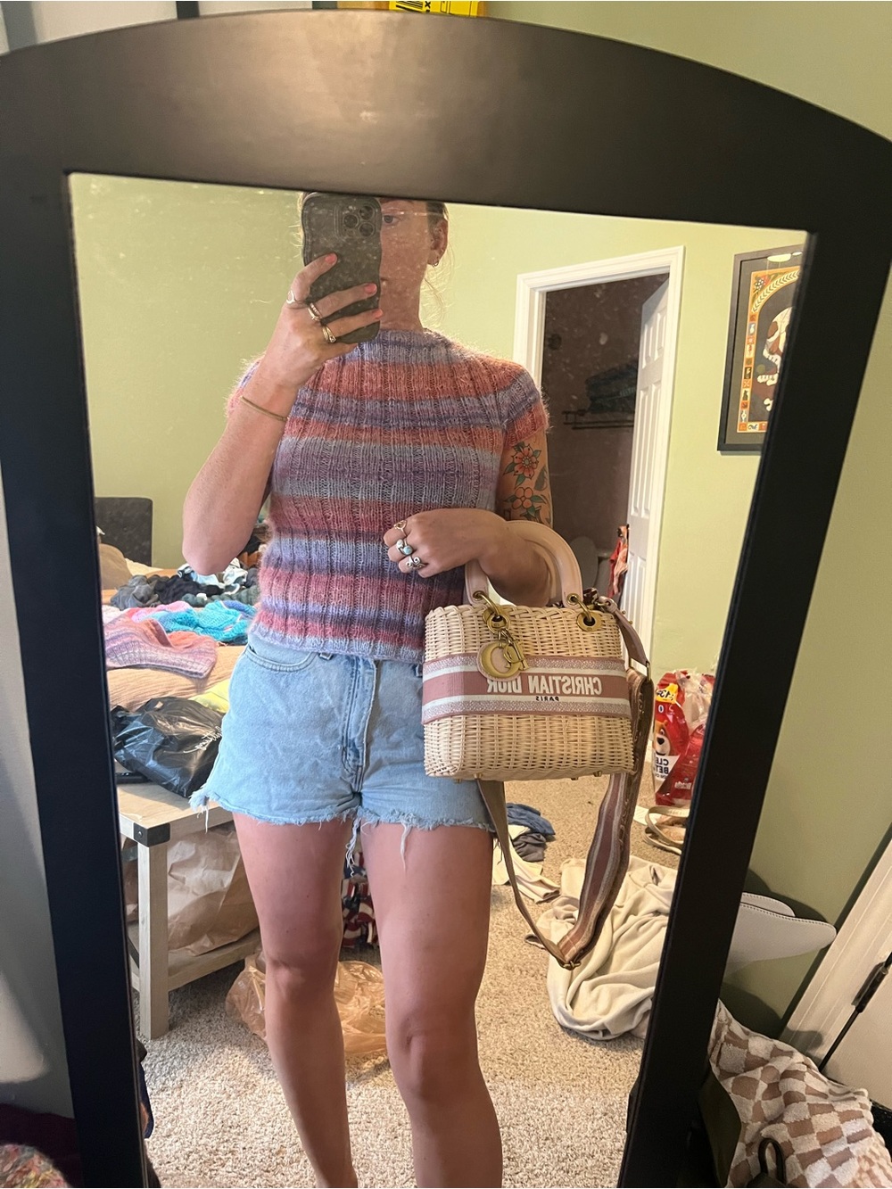 Hand knit Matching Set